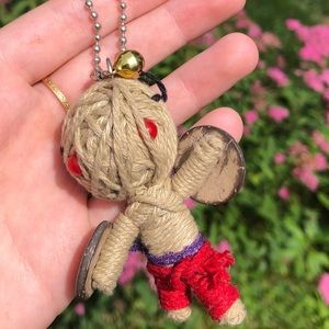 Voodoo doll keychain